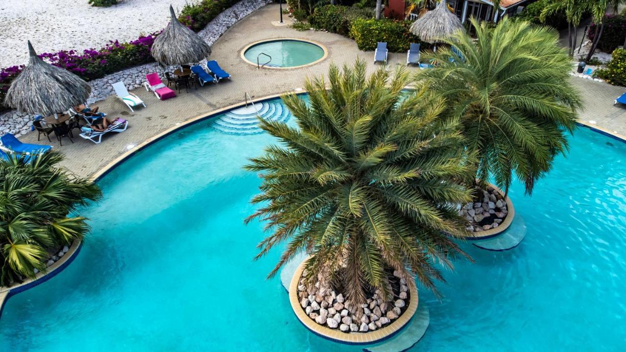 Modern Appartement Op Resort Seru-Coral 4 Pers 2 Slpk Met Een Groot Zwembad Willemstad Exterior foto